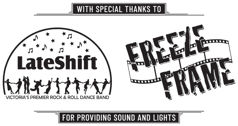 With special thanks to LateShift and Freeze Frame for providing sound and lights