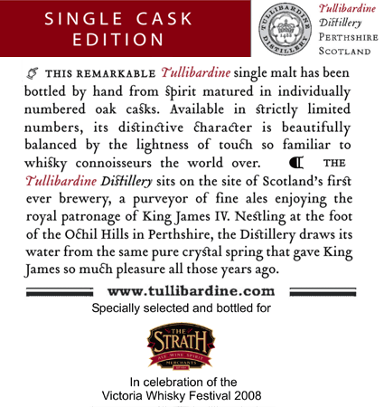 Tullibardine Distillery - Single Cask Edition